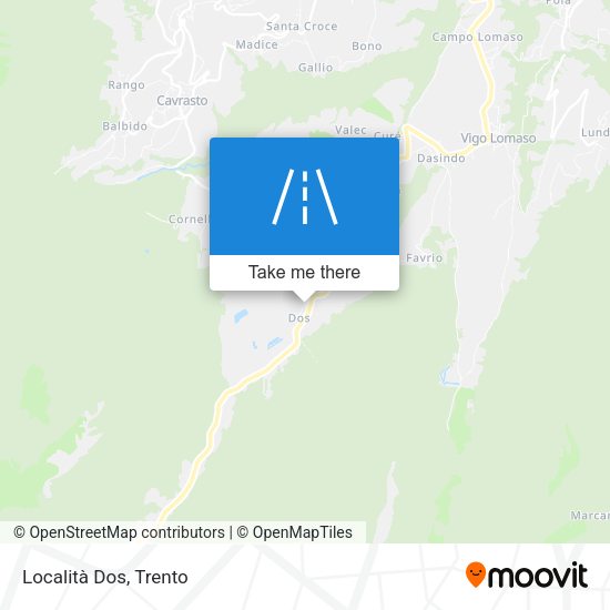 Località Dos map