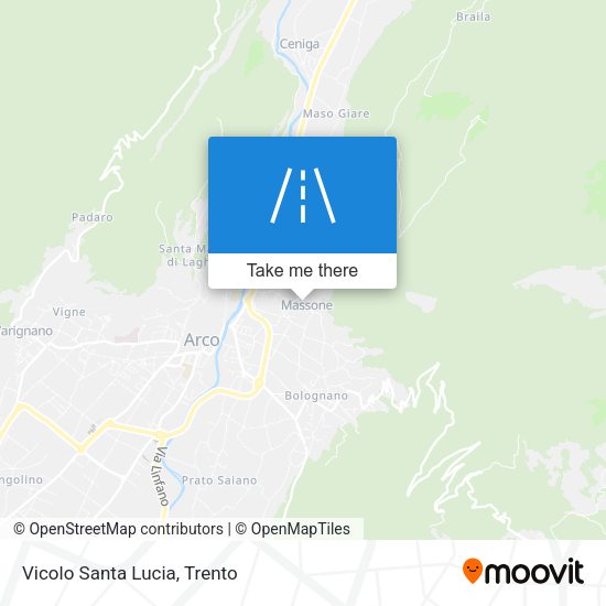 Vicolo Santa Lucia map