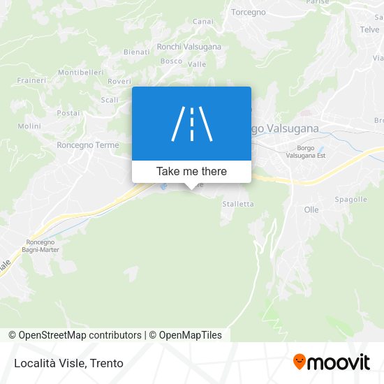 Località Visle map