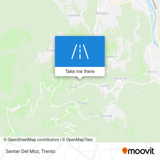 Senter Del Moz map