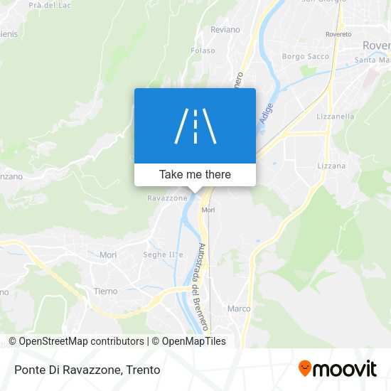 Ponte Di Ravazzone map