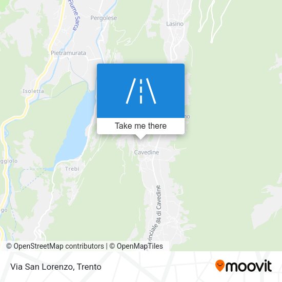 Via San Lorenzo map