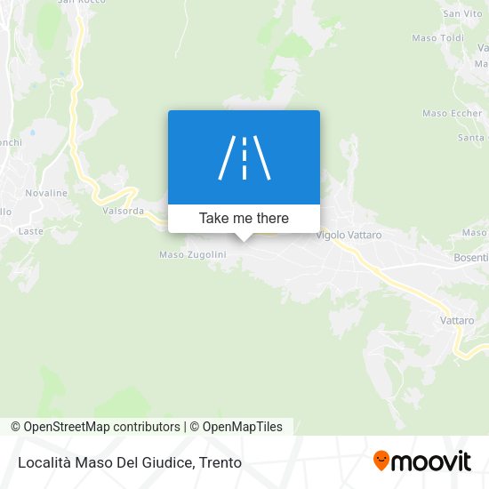 Località Maso Del Giudice map