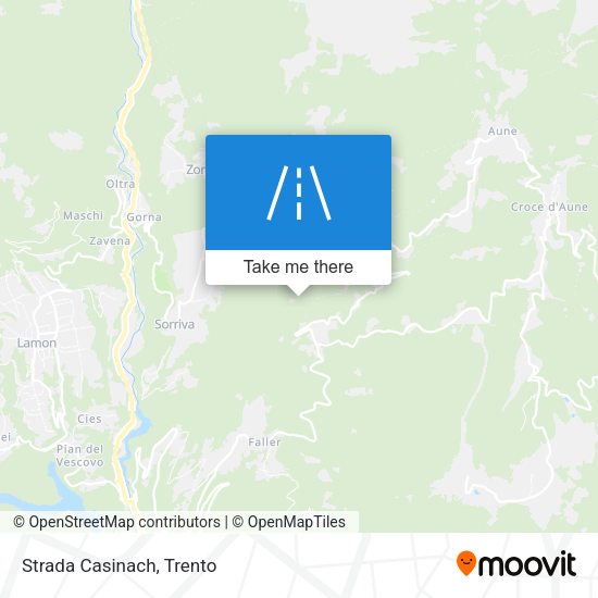 Strada Casinach map