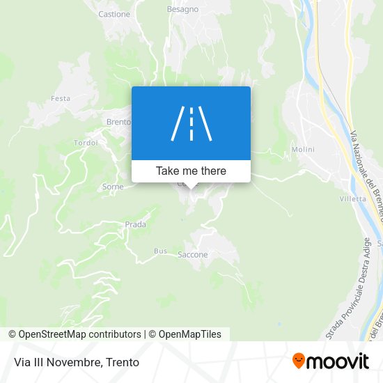 Via III Novembre map