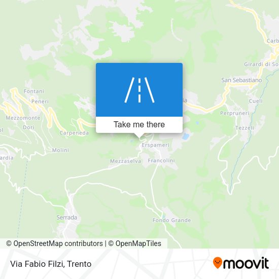 Via Fabio Filzi map