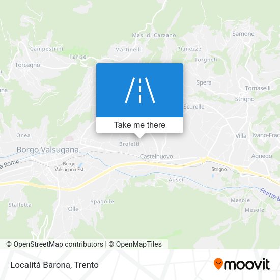 Località Barona map