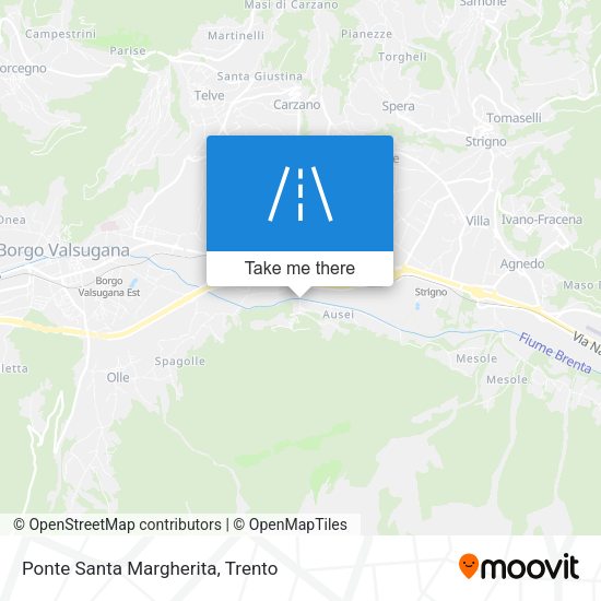 Ponte Santa Margherita map