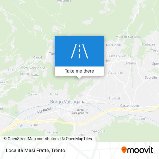 Località Masi Fratte map
