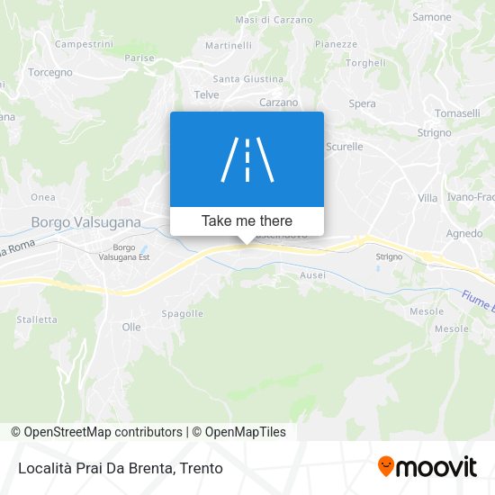 Località Prai Da Brenta map