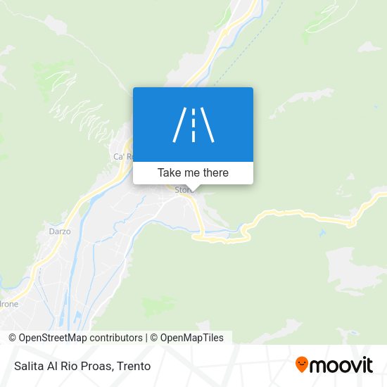 Salita Al Rio Proas map