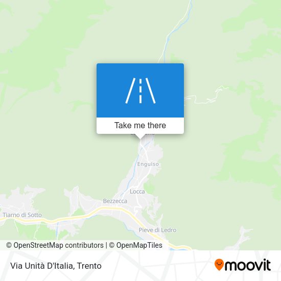 Via Unità D'Italia map