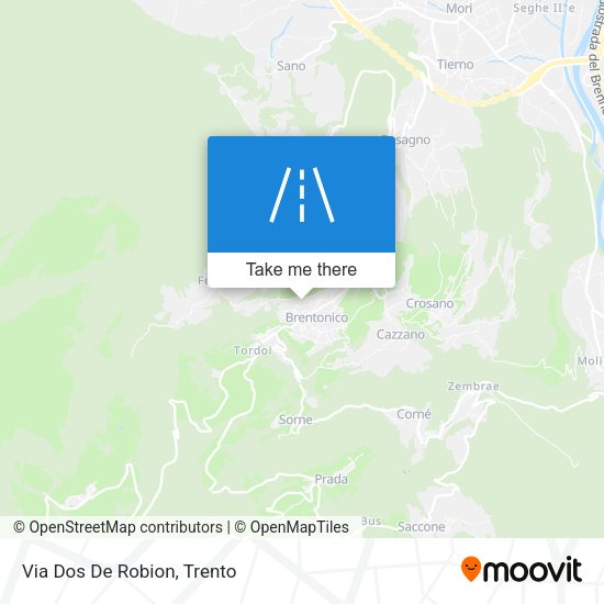 Via Dos De Robion map