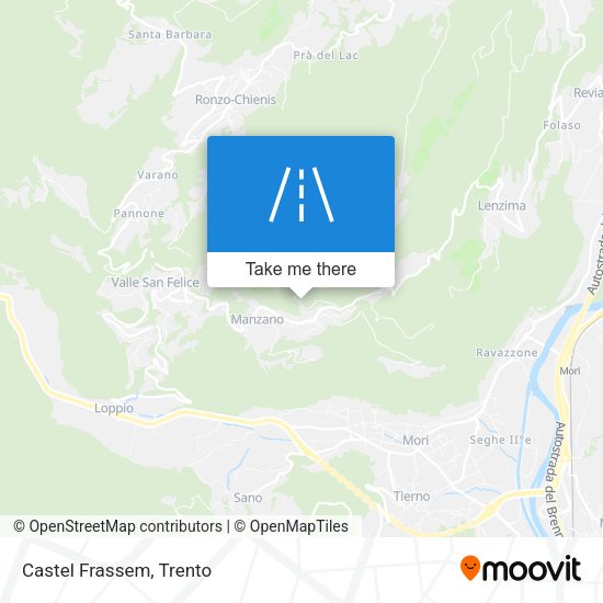 Castel Frassem map