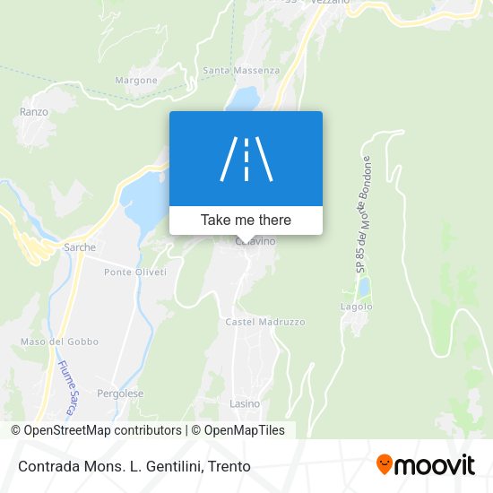 Contrada Mons. L. Gentilini map
