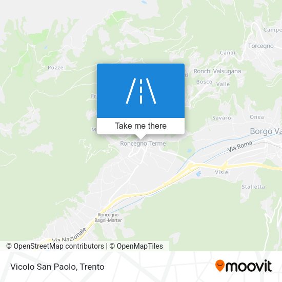 Vicolo San Paolo map