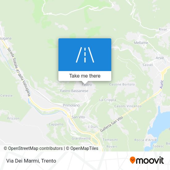 Via Dei Marmi map