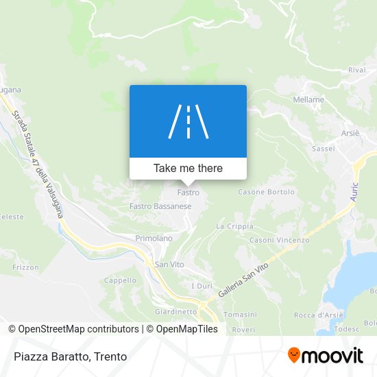 Piazza Baratto map