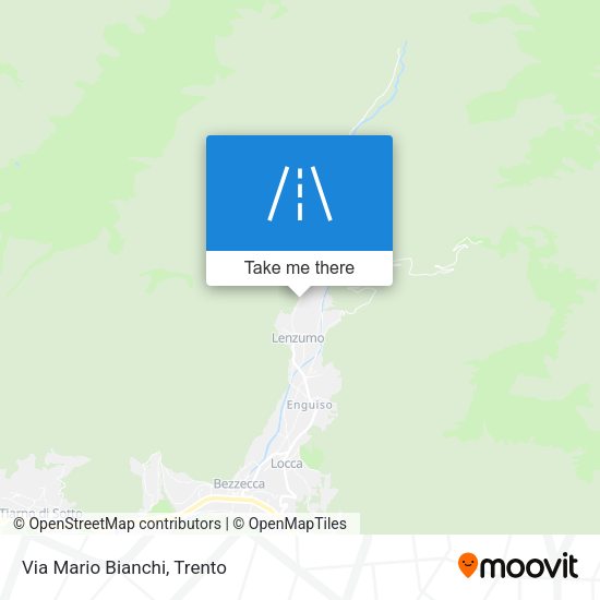 Via Mario Bianchi map