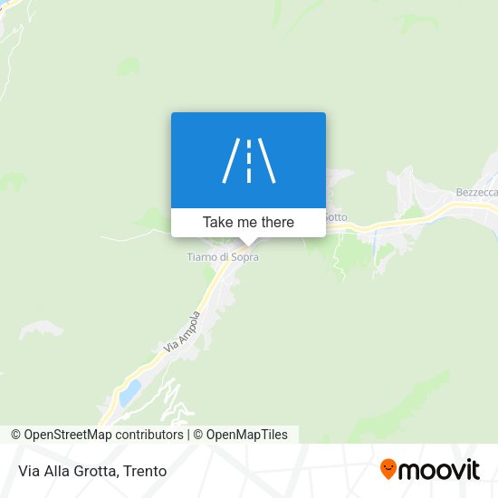 Via Alla Grotta map