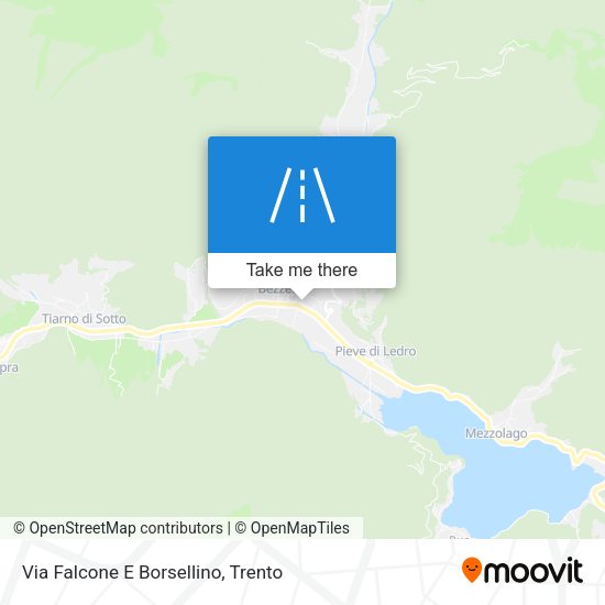 Via Falcone E Borsellino map