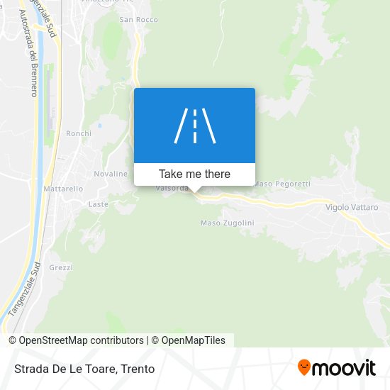 Strada De Le Toare map