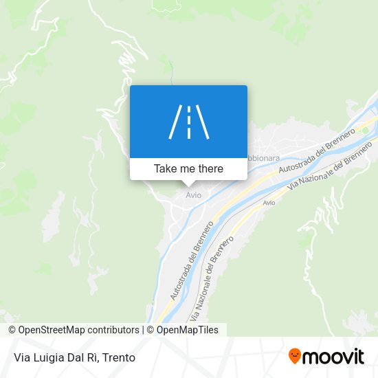 Via Luigia Dal Rì map