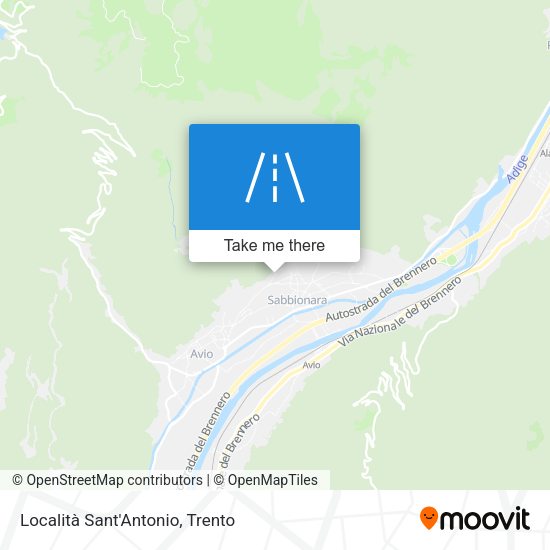 Località Sant'Antonio map
