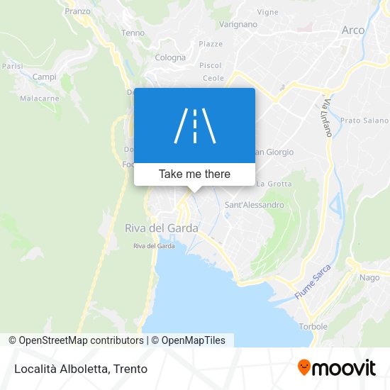 Località Alboletta map