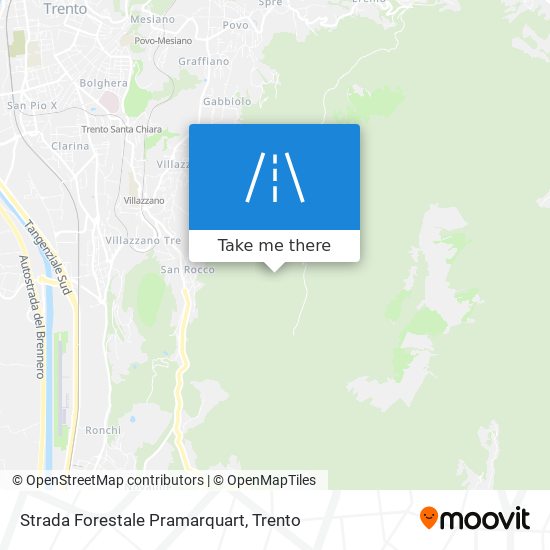 Strada Forestale Pramarquart map