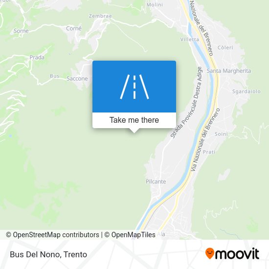 Bus Del Nono map