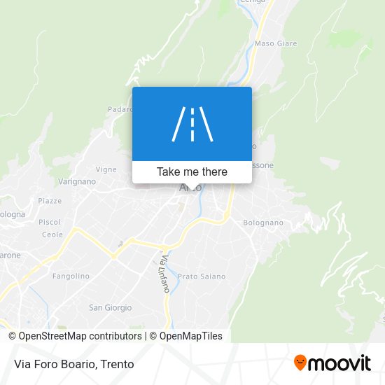 Via Foro Boario map