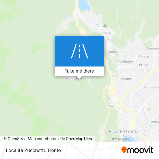 Località Zucchetti map