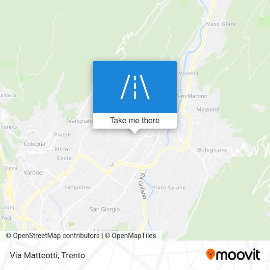 Via Matteotti map