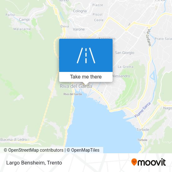 Largo Bensheim map