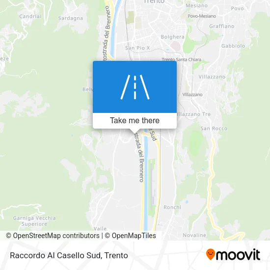 Raccordo Al Casello Sud map