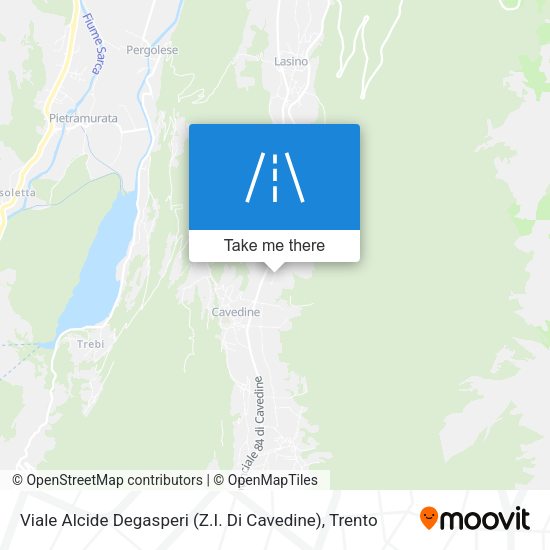 Viale Alcide Degasperi (Z.I. Di Cavedine) map