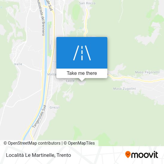 Località Le Martinelle map