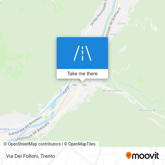 Via Dei Folloni map