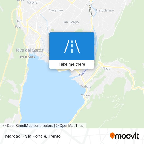 Maroadi - Via Ponale map