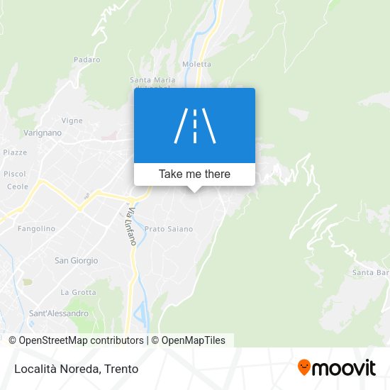 Località Noreda map