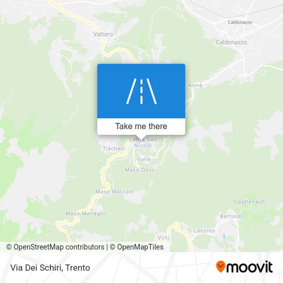 Via Dei Schiri map