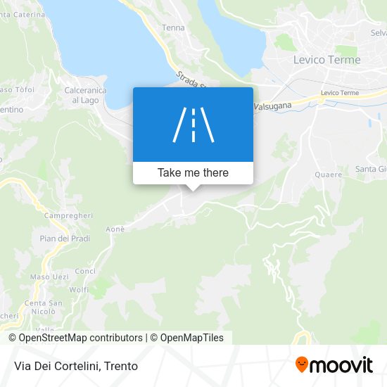 Via Dei Cortelini map