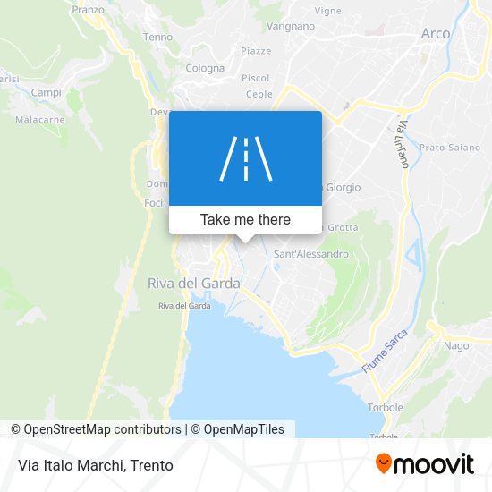 Via Italo Marchi map