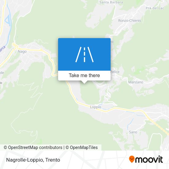 Nagrolle-Loppio map