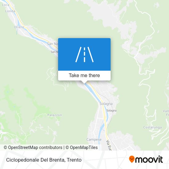 Ciclopedonale Del Brenta map
