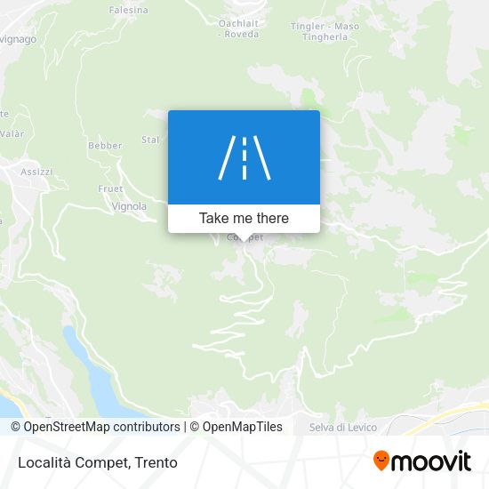 Località Compet map