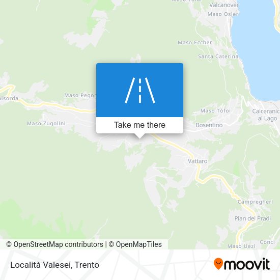 Località Valesei map