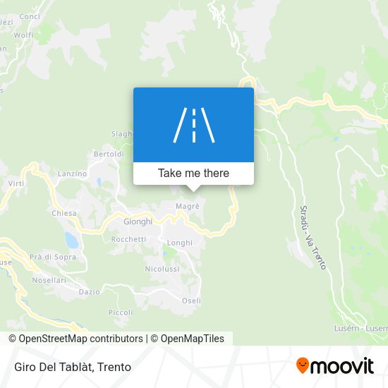 Giro Del Tablàt map