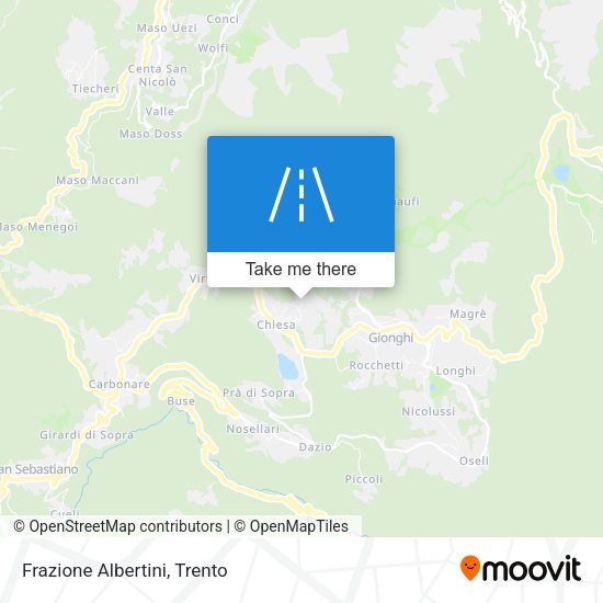 Frazione Albertini map